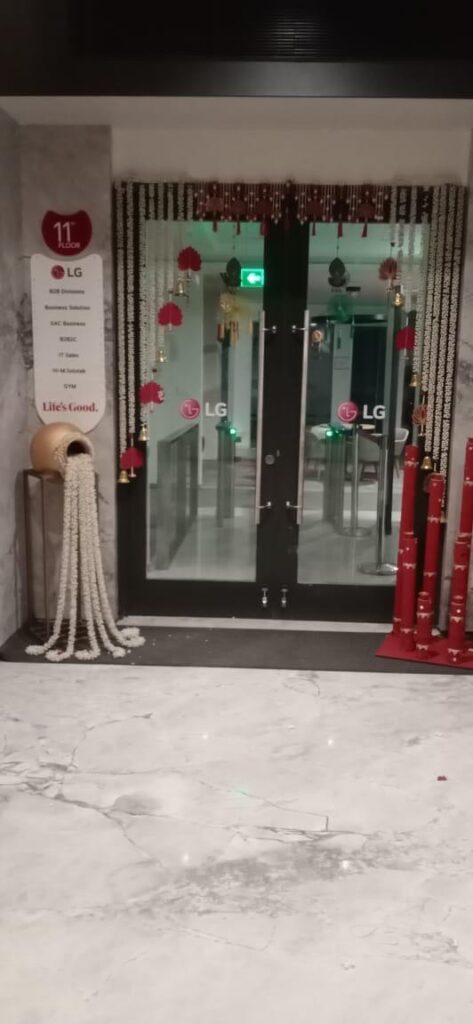 Diwali decoration- LG
